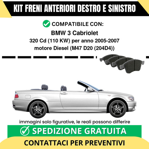 Pastiglie freno anteriori per - pastiglie,