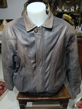 Giacca giubbino in pelle da