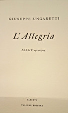 Ungaretti L'Allegria Alberto