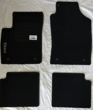 Tappeti Moquette FIAT 500 2013> su misura con fix 2 punti fissaggio e ricamo