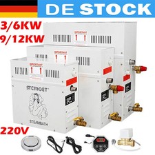 Automatico 6/9/12KW Generatore di Vapore Controllo per Sauna Spa Doccia DE STOCK