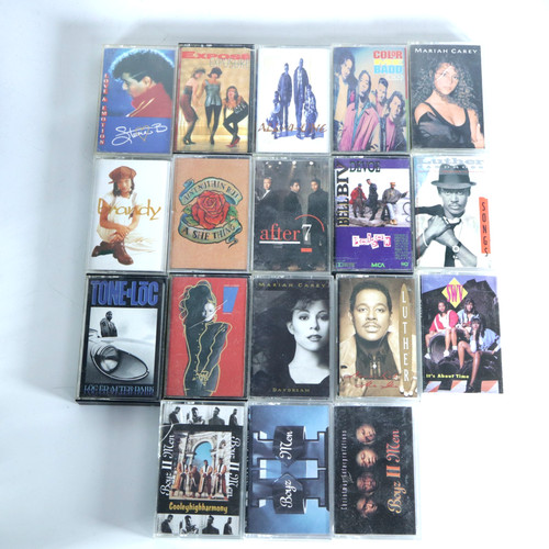 80s 90s rnb cassette tape - tape, lot