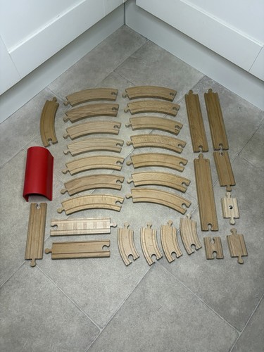 Pista trenino legno pezzi - pista, in