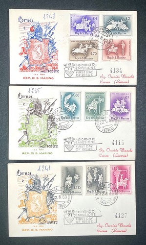 San marino 1963 giostre e - 1963,