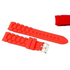 Cinturino silicone rosso per