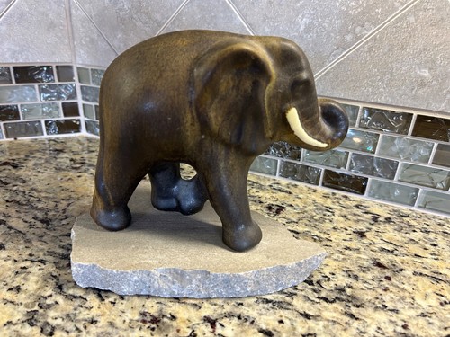 Statua elefante vintage maigon - statua,