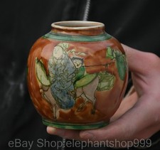 Vaso vaso 3,6" antichi dipinti