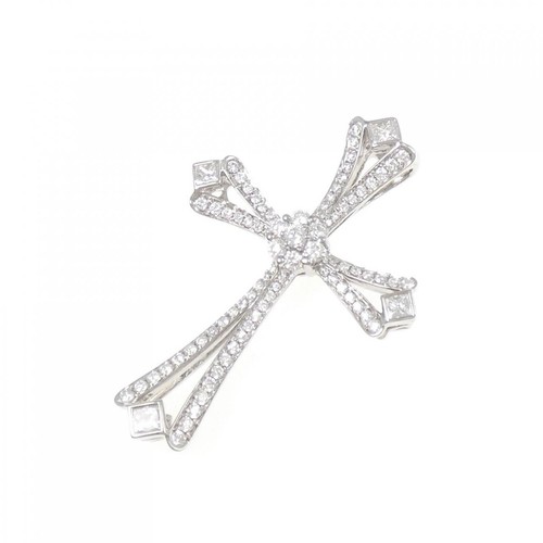 Autentico ciondolo croce 750wg - croce,