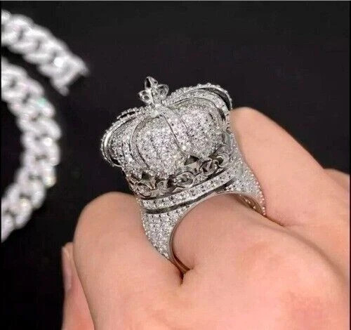 Anello rapper hip - , corona