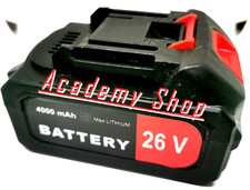 Batteria 26 V 4.000 mAH Per Motosega Sega Trapano Decespugliatore Idropulitrice