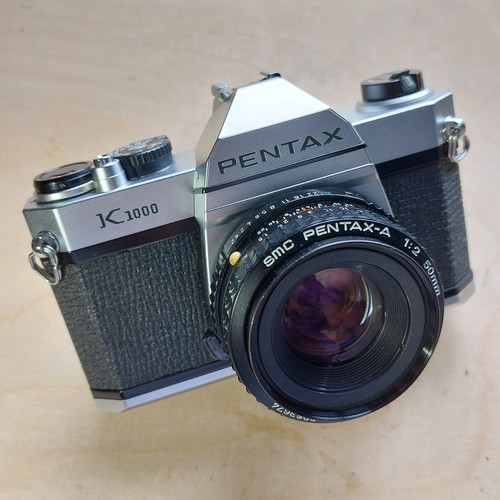 Asahi pentax k1000 fotocamera - asahi,