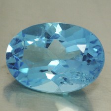 TOPAZIO NATURALE CT. 7,43 FORMA OVALE CERTIFICATO IGI