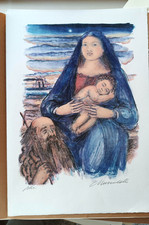 LITOGRAFIA V.MUSCATELLO DA EDIZIONE DI ANGELI LUCCA 50X35