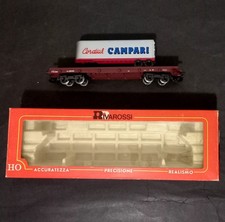 RIVAROSSI H0 2100 - vagone Merci - Carro Pianale Poz Campari. Leggi Descrizione