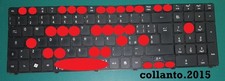 Tasti Singoli della Tastiera V104730AK1  90.4CH07.S0E per Acer Aspire 5739G