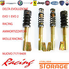 DELTA EVOLUZIONE KIT 4 AMMORTIZZATORI MOLLE ASSETTO RACING  NEW 71719409