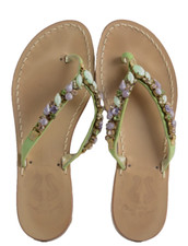 Scarpe sandali bassi gioiello