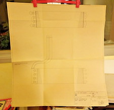 MASERATI TIPO 130  Maserati Quattroporte , 1980s blueprint /disegno tecnico