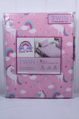 Set lenzuola doppio unicorno - , e