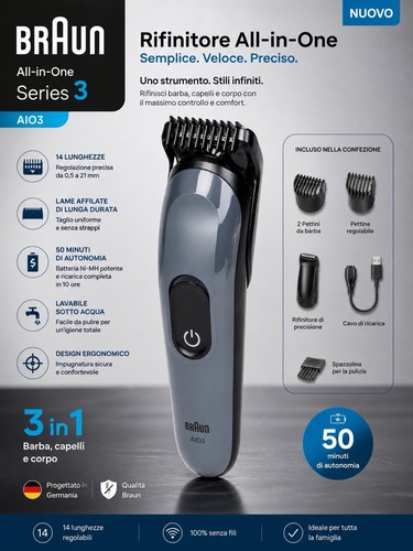 Braun series regolabarba - braun,