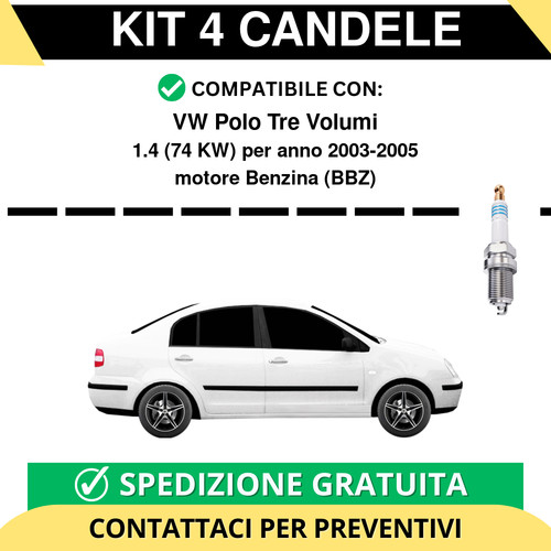 Kit candele per - 4,