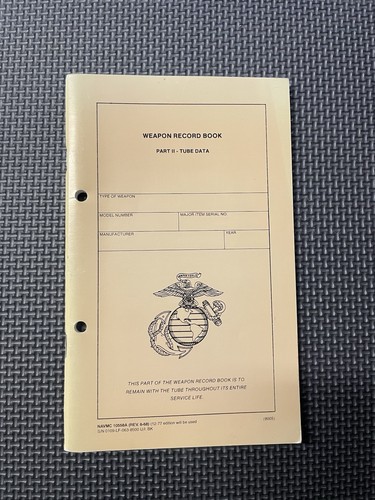 Vintage usmc weapon record - vintage,