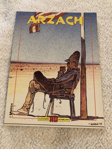 Moebius arzach promo card - moebius,