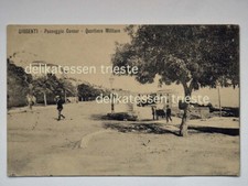 GIRGENTI AGRIGENTO Passeggio Cavour Quartiere Militare vecchia cartolina