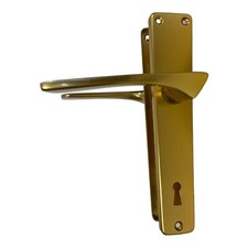 stock 10 pz COPPIA Maniglia per porte interne Milano satinata bronzo alluminio