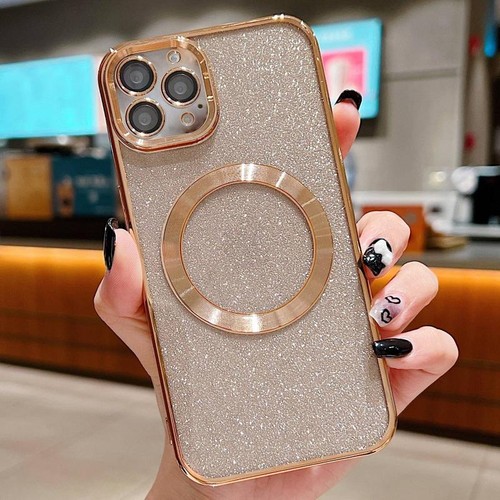 Custodia magsafe glitter oro - magsafe,