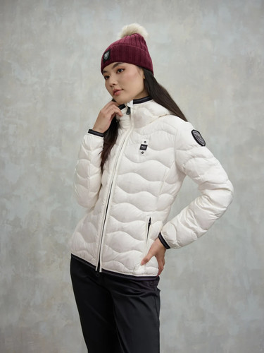 Blauer donna piumino onde - -,
