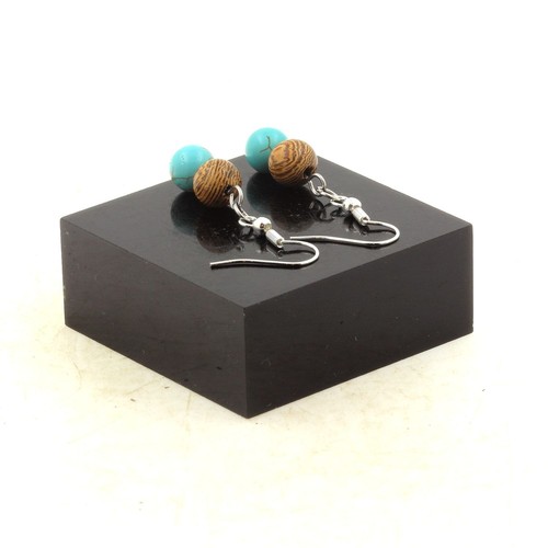 Orecchini perle howlite - orecchini,