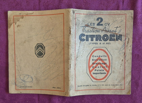 Citroen type a et au - cv,