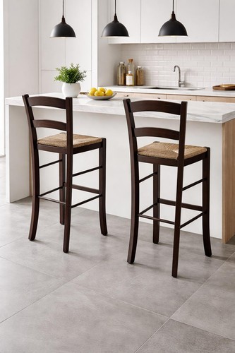 Coppia sgabelli alti - sgabelli, legno