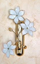 Lampada da parete MURANO, fiori, antiquariato moderno, lampada da parete