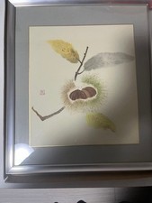 Dipinto giapponese noci e