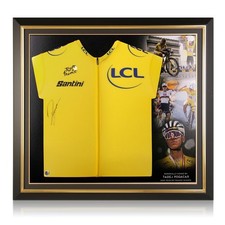 Maglia gialla autografata da