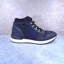 Armani Jeans Men's Sneakers Breathable Fabric Flexible Sole Sz 42 Black