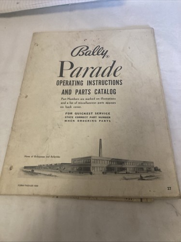 Bally parade pin - -,