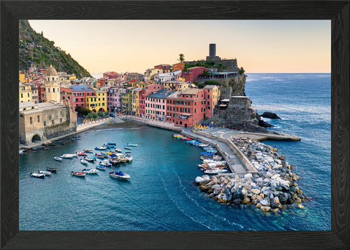 Quadro colorato villaggio