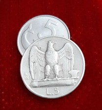 moneta argento  5 lire