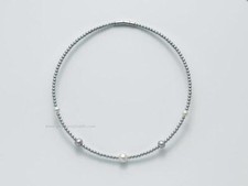 Collana collier Argento donna perle MILUNA Vertigo PCL4219AG necklace vortice