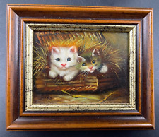 Quadro miniatura gatto gatti