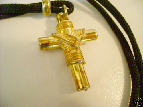 Ciondolo croce tipo dorata - ,