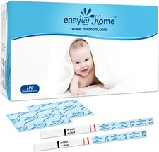 Easy@Home 100 x Test ovulazione 25mIU/ml, Altamente Preciso e Affidabile -– A