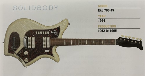 1964 eko 700 - eko, 4v