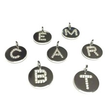 INIZIALE LETTERA COLLANA CON