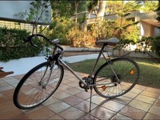 Bicicletta usata da corsa vintage Silver Fox Bianca, 28 pollici