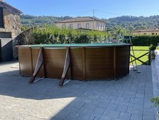 Piscina Fuori Terra GRE Acciaio Ovale