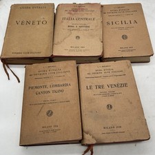 LOTTO 5 GUIDE D’ITALIA - TOURING CLUB ITALIANO - VENETO/ITA CENTRALE/ SICILIA…